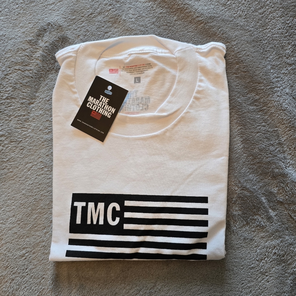 Marathon clothing white Large T-Shirt Unisex